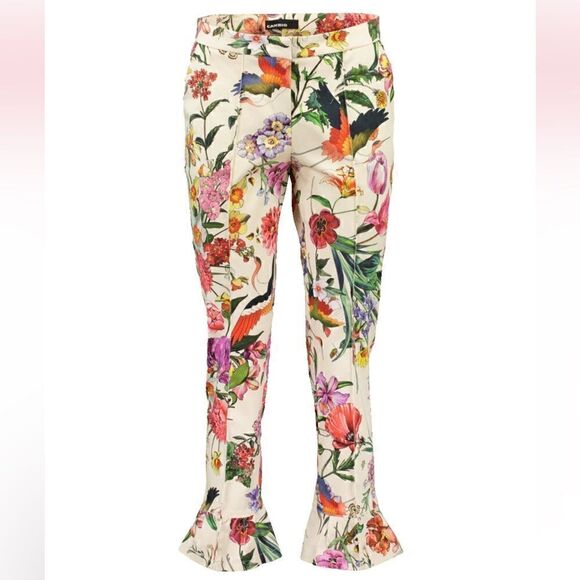CAMBIO FLORENCE FLORAL PRINT PANT 8